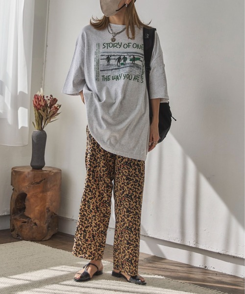 feepur by saya(フェピュールバイサヤ)の「SURFルーズTee(Tシャツ/カットソー・レディース・ライトグレー/ライトグレー系/ホワイト/ホワイト系・MEDIUM)」の19枚目の写真