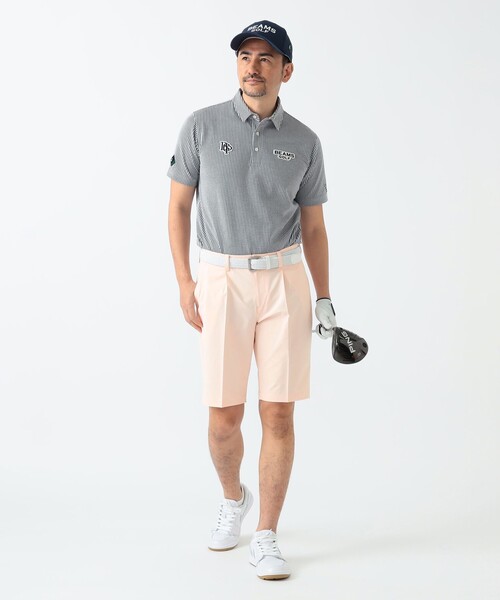 BEAMS GOLF（ビームスゴルフ）の「PURPLE LABEL / スフィダンテ サッカーシャツ（ポロシャツ・メンズ・ネイビー/ホワイト/その他・S/M/L/XL）」の6枚目の写真
