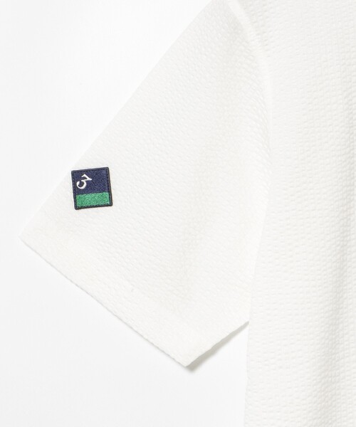 BEAMS GOLF（ビームスゴルフ）の「PURPLE LABEL / スフィダンテ サッカーシャツ（ポロシャツ・メンズ・ネイビー/ホワイト/その他・S/M/L/XL）」の12枚目の写真