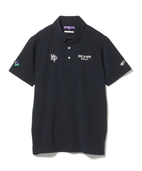 BEAMSゴルフ　ポロシャツ BEAMS GOLF ポロシャツ PURPLE LABEL / ジャカード スキッパー