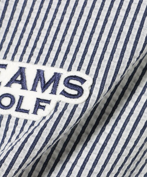 BEAMS GOLF（ビームスゴルフ）の「PURPLE LABEL / スフィダンテ サッカーシャツ（ポロシャツ・メンズ・ネイビー/ホワイト/その他・S/M/L/XL）」の21枚目の写真