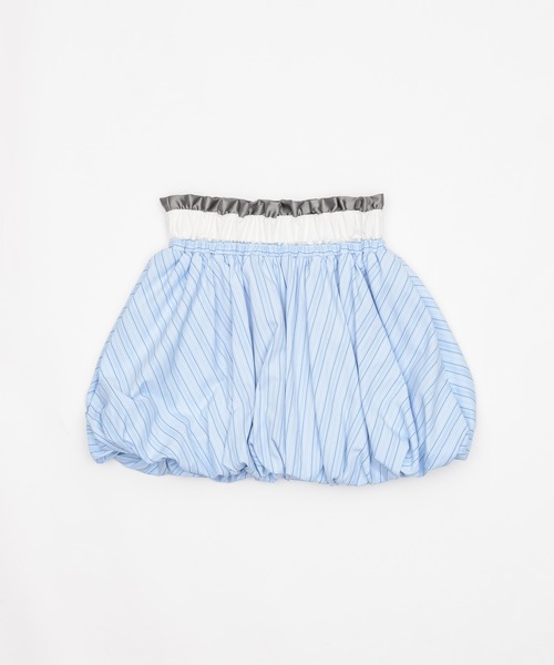 monepine バルーンレイヤードスカート かきぶちももの セール】balloon layered skirt/バルーンレイヤードスカート