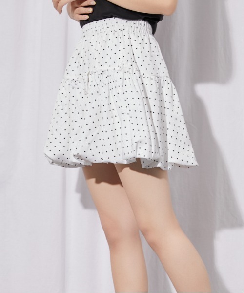 GORGE(ゴージ)の「《ボリュームバルーン×リボン》レディース ミニスカパン 体型カバー 春夏秋(その他パンツ・レディース・ブラック/グレー/オフホワイト・F)」の8枚目の写真