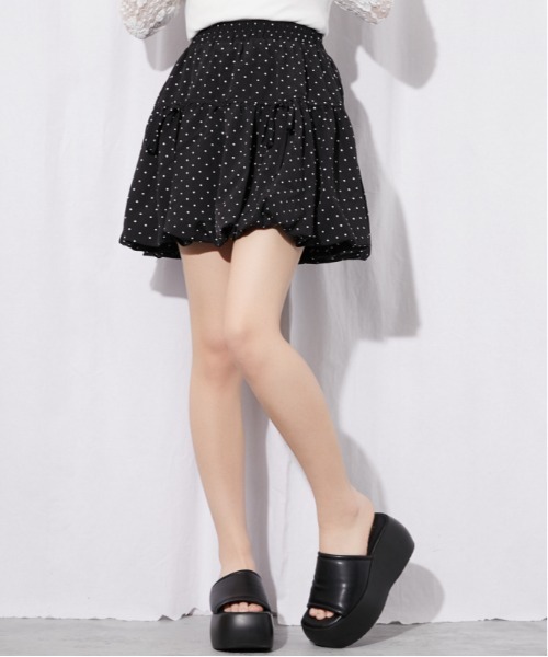 GORGE(ゴージ)の「《ボリュームバルーン×リボン》レディース ミニスカパン 体型カバー 春夏秋(その他パンツ・レディース・ブラック/グレー/オフホワイト・F)」の11枚目の写真
