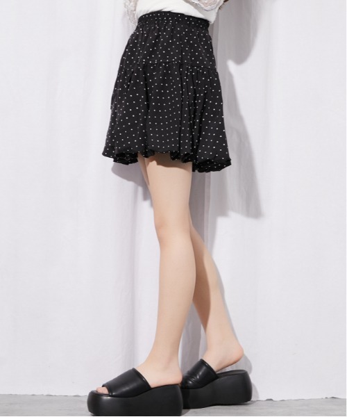 GORGE(ゴージ)の「《ボリュームバルーン×リボン》レディース ミニスカパン 体型カバー 春夏秋(その他パンツ・レディース・ブラック/グレー/オフホワイト・F)」の12枚目の写真