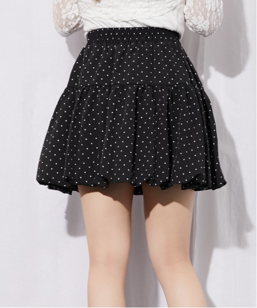GORGE(ゴージ)の「《ボリュームバルーン×リボン》レディース ミニスカパン 体型カバー 春夏秋(その他パンツ・レディース・ブラック/グレー/オフホワイト・F)」の13枚目の写真