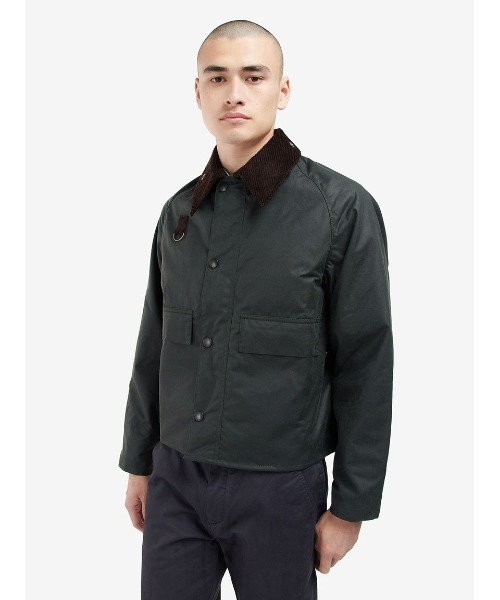 Barbour（バブアー）の「【SPEY / スペイ】ワックス ショート ジャケット（ブルゾン・メンズ・グリーン/ブラック・SMALL/X-SMALL/MEDIUM/LARGE/X-LARGE）」の2枚目の写真
