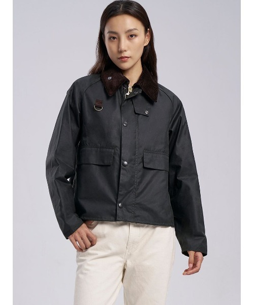 Barbour（バブアー）の「【SPEY / スペイ】ワックス ショート ジャケット（ブルゾン・メンズ・グリーン/ブラック・SMALL/X-SMALL/MEDIUM/LARGE/X-LARGE）」の8枚目の写真