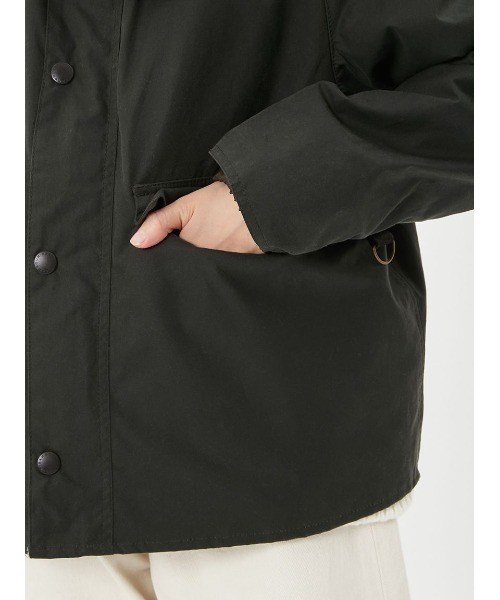Barbour（バブアー）の「【SPEY / スペイ】ワックス ショート ジャケット（ブルゾン・メンズ・グリーン/ブラック・SMALL/X-SMALL/MEDIUM/LARGE/X-LARGE）」の12枚目の写真