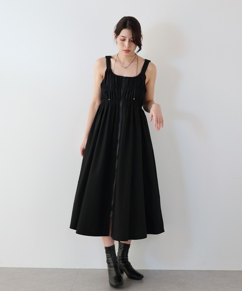 J by blue(ジェイバイブルー)の「ダブルジップキャミワンピース(ワンピース・レディース・グレー/ブラック・MEDIUM)」の21枚目の写真