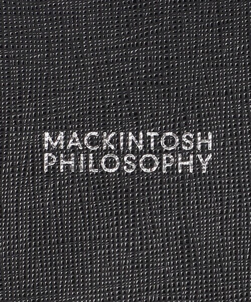 MACKINTOSH PHILOSOPHY(マッキントッシュ フィロソフィー)の「【25年春夏モデル】サフィアーノレザー ブリーフトート(トートバッグ・メンズ・ブラック/ダークネイビー・FREE)」の14枚目の写真