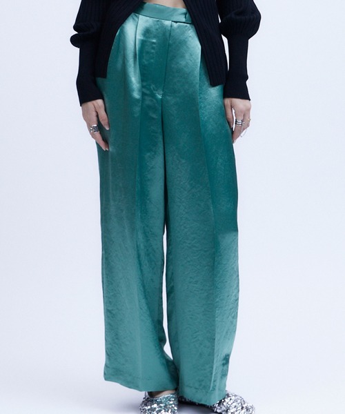 ヨウジヤマモト 17AWウールギャバ カモフラ柄ワイドペインターパンツ