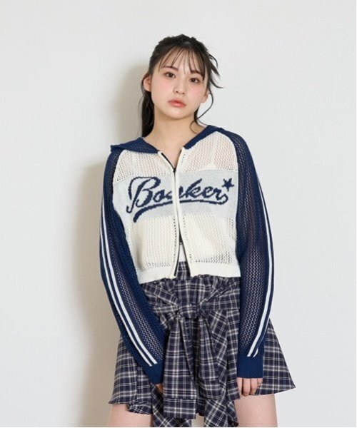 I love D2さん専用 セール】【LTXC】メッシュラグランジップニット（パーカー