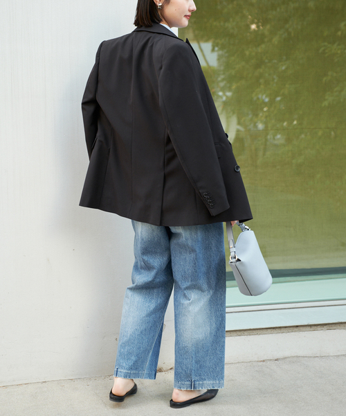 セール】Twill W Breasted ジャケット（テーラードジャケット）｜Plage