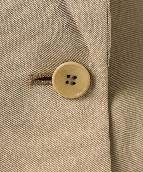 plage プラージュ　テーラードジャケット　ベージュ セール】Twill W Breasted ジャケット（テーラードジャケット