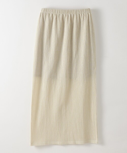 Steven Alan（スティーブンアラン）の「＜Steven Alan＞クレープ チェック イージー ロングスカート（スカート・レディース・ベージュ/ライラック/オフホワイト・S/M）」の13枚目の写真