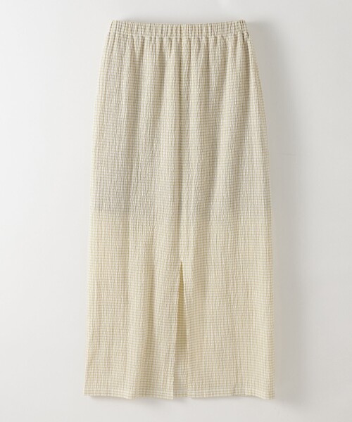 Steven Alan（スティーブンアラン）の「＜Steven Alan＞クレープ チェック イージー ロングスカート（スカート・レディース・ベージュ/ライラック/オフホワイト・S/M）」の14枚目の写真