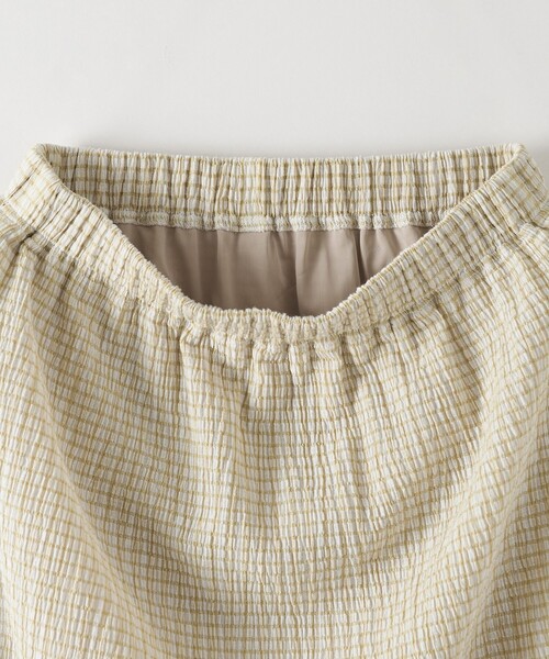 Steven Alan（スティーブンアラン）の「＜Steven Alan＞クレープ チェック イージー ロングスカート（スカート・レディース・ベージュ/ライラック/オフホワイト・S/M）」の16枚目の写真