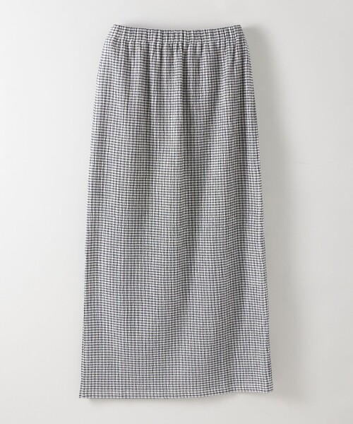 Steven Alan（スティーブンアラン）の「＜Steven Alan＞クレープ チェック イージー ロングスカート（スカート・レディース・ベージュ/ライラック/オフホワイト・S/M）」の8枚目の写真