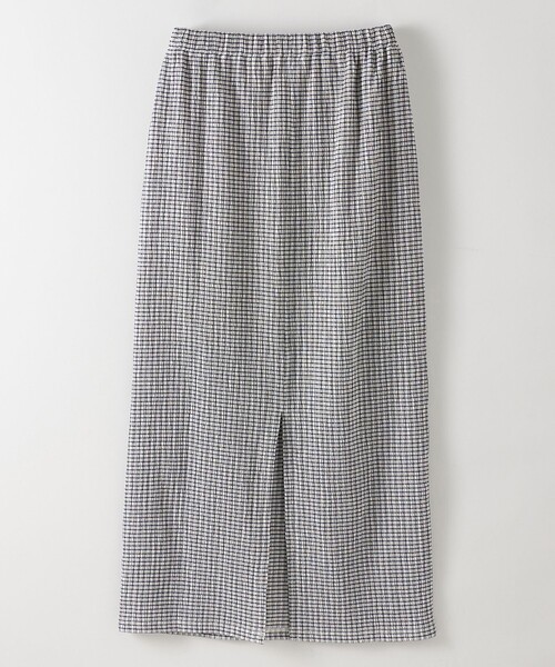 Steven Alan（スティーブンアラン）の「＜Steven Alan＞クレープ チェック イージー ロングスカート（スカート・レディース・ベージュ/ライラック/オフホワイト・S/M）」の9枚目の写真