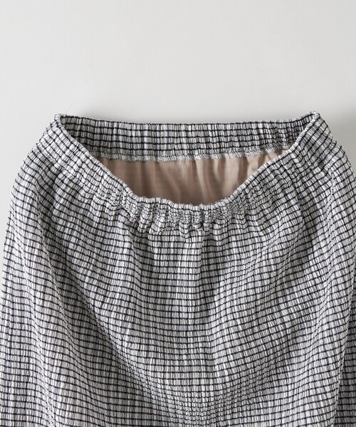 Steven Alan（スティーブンアラン）の「＜Steven Alan＞クレープ チェック イージー ロングスカート（スカート・レディース・ベージュ/ライラック/オフホワイト・S/M）」の10枚目の写真