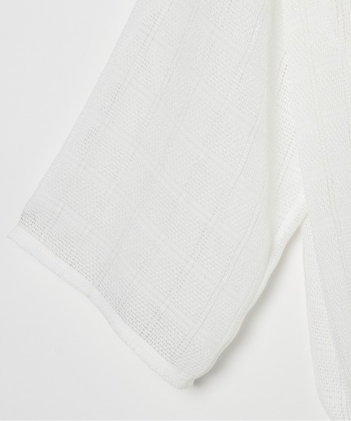 HELIOPOLE（エリオポール）の「LENO CLOTH SHIRT（シャツ/ブラウス・レディース・ブラック/ホワイト・38）」の12枚目の写真