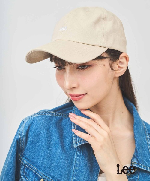 31 Sons de mode(トランテアン ソン ドゥ モード)の「【Leeコラボ】ロゴキャップ(キャップ・レディース・ピンク/ブラック/ベージュ・フリー)」の2枚目の写真