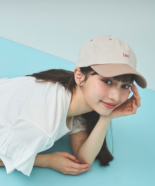 31 Sons de mode(トランテアン ソン ドゥ モード)の「【Leeコラボ】ロゴキャップ(キャップ・レディース・ピンク/ブラック/ベージュ・フリー)」の9枚目の写真