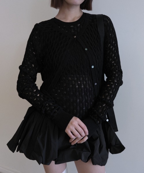 セール】taffeta balloon cardigan（カーディガン/ボレロ