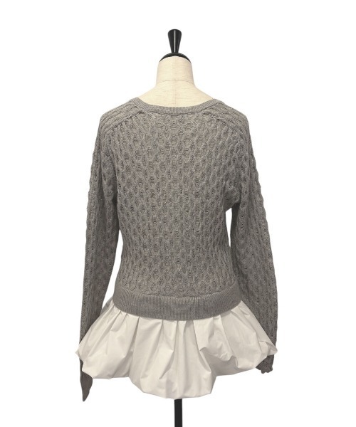 HONEY MI HONEY（ハニーミーハニー）の「taffeta balloon cardigan（カーディガン/ボレロ・レディース・オフホワイト/ブラック/グレー・FREE）」の8枚目の写真