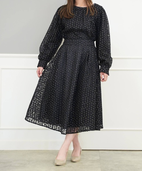 Prima Scherrer(プリマシェレル)の「刺繍フラワーレース ブラウス Prima Scherrer plus(シャツ/ブラウス・レディース・ホワイト・フリー)」の3枚目の写真