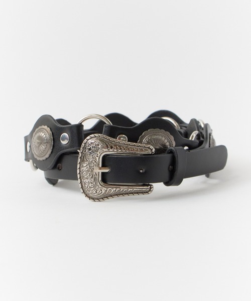 ROOPTOKYO(ループトウキョウ)の「ヴィンテージ風 ウエスタンベルト 【4collar】(ベルト・メンズ・ブラック/レッド/キャメル/ブラウン・FREE)」の5枚目の写真