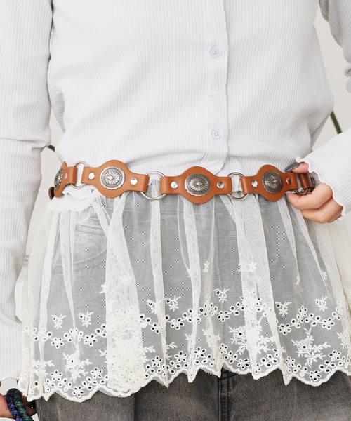 ROOPTOKYO(ループトウキョウ)の「ヴィンテージ風 ウエスタンベルト 【4collar】(ベルト・メンズ・ブラック/レッド/キャメル/ブラウン・FREE)」の11枚目の写真