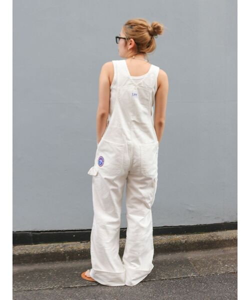 セール】Lee別注 ワッペンデザインデニムサロペット（つなぎ