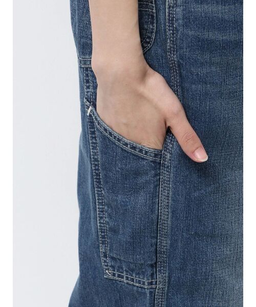 Lee別注　デニムサロペット セール】Lee別注 ワッペンデザインデニムサロペット（つなぎ
