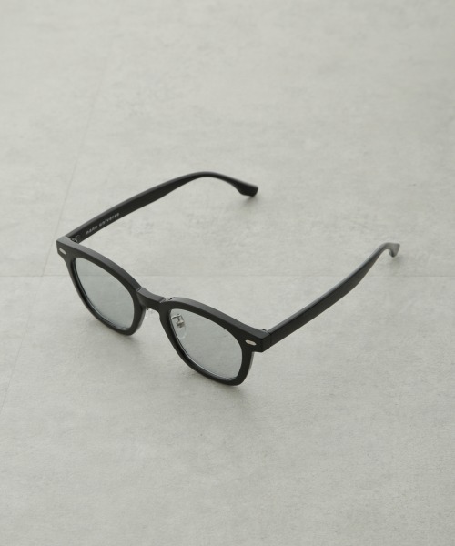 NANO universe（ナノユニバース）の「アイウェア/ボストン型 セルフレーム（サングラス・メンズ・ベージュ/ブラック・FREE）」の3枚目の写真