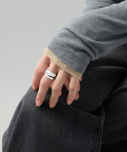 JOURNAL STANDARD(ジャーナルスタンダード)の「《追加2》【JSjewelry】S925 adjustable ring A(リング・レディース・シルバー・MEDIUM/SMALL)」の7枚目の写真