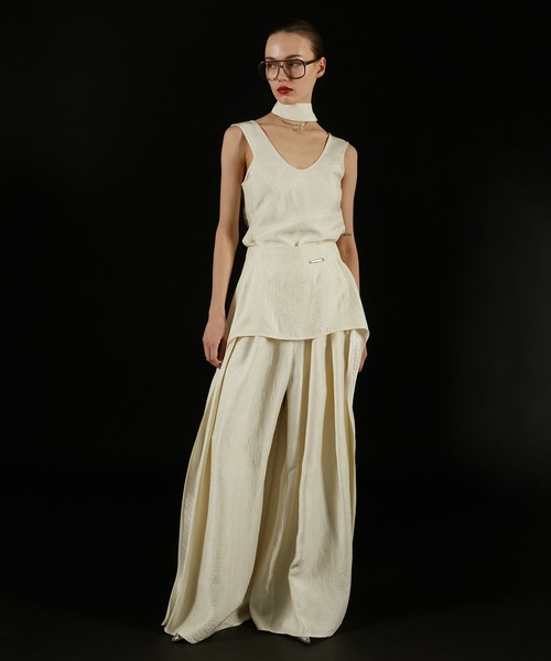 スカーフサテンタンク / Scarf Satin Tank（タンクトップ）｜PRANK