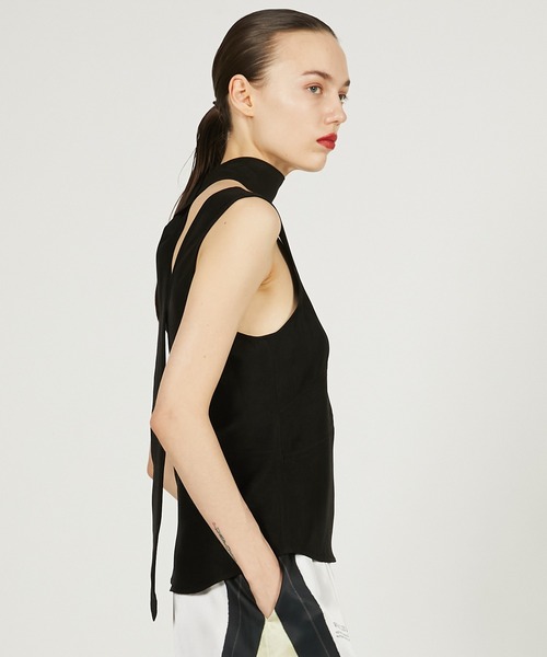 スカーフサテンタンク / Scarf Satin Tank(タンクトップ)|PRANK スカーフサテンタンク / Scarf Satin Tank(タンクトップ)|PRANK