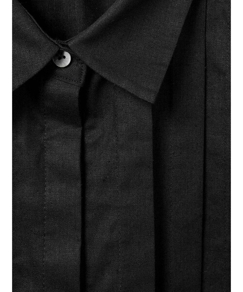 MidiUmi(ミディウミ)の「MidiUmi タックショートシャツ(シャツ/ブラウス・レディース・ブルー/オフホワイト/ブラック・FREE)」の19枚目の写真