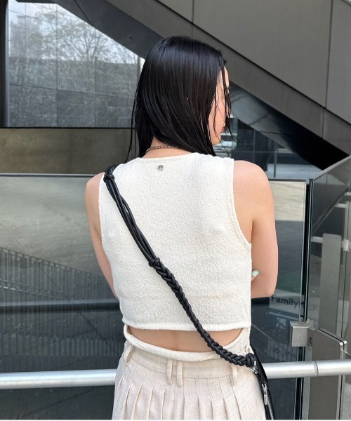 新作　AMERI 25SS USEFUL CUP KNIT TANK セール】25SS USEFUL CUP KNIT TANK（タンクトップ）｜Ameri