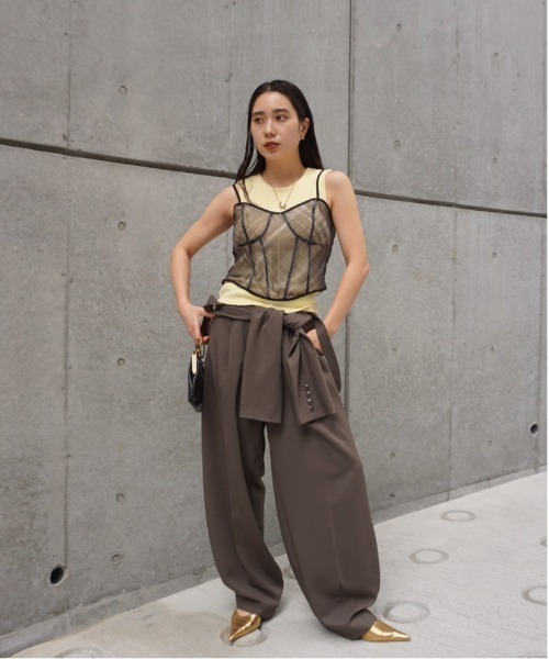 トップス AMERI od UND SPARKLY LAYERED TOP（Tシャツ/カットソー）｜Ameri（アメリ