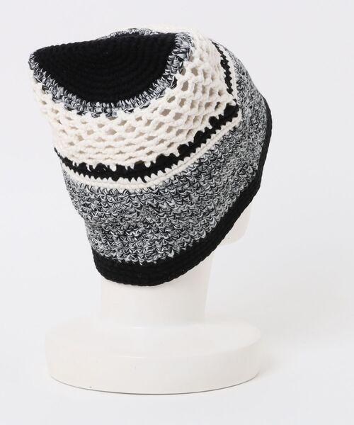 MOUSSY（マウジー）の「SUMMER KNIT ハット（ニットキャップ/ビーニー・レディース・ブラック/ブルー・FREE）」の16枚目の写真
