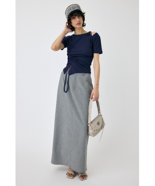 MOUSSY（マウジー）の「SUMMER KNIT ハット（ニットキャップ/ビーニー・レディース・ブラック/ブルー・FREE）」の10枚目の写真