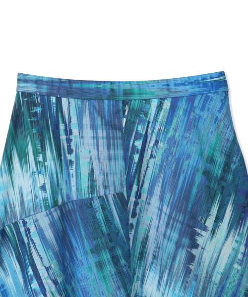 A/C DESIGN BY ALPHA CUBIC（エーシーデザインバイアルファキュービック）の「2025年春夏【リバティシリーズ】パッチワークスカート（スカート・レディース・ブルー・61/64/67）」の16枚目の写真