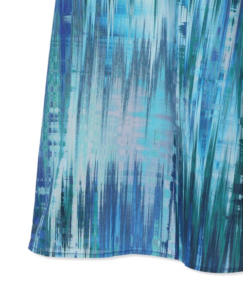 A/C DESIGN BY ALPHA CUBIC（エーシーデザインバイアルファキュービック）の「2025年春夏【リバティシリーズ】パッチワークスカート（スカート・レディース・ブルー・61/64/67）」の17枚目の写真