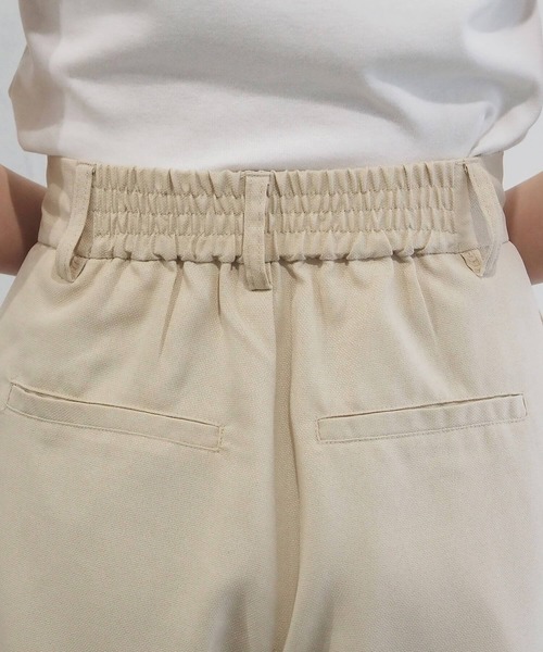 tiptop（ティップトップ）の「[ZOZO限定Sサイズ/セットアップ対応]リネンタッチタックワイドパンツ（スラックス・レディース・アイボリー/ブラック/チャコールグレー・S/M）」の10枚目の写真