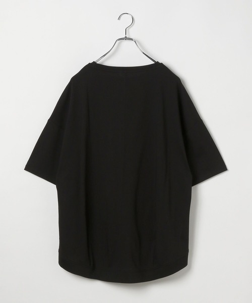 LEPSIM（レプシィム）の「バックタックチュニック　290291（Tシャツ/カットソー・レディース・ホワイト×ブラック/ブラック/ピンク/ライトグリーン/オフホワイト/チャコールグレー/ブルー・FREE）」の8枚目の写真