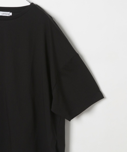 LEPSIM（レプシィム）の「バックタックチュニック　290291（Tシャツ/カットソー・レディース・ホワイト×ブラック/ブラック/ピンク/ライトグリーン/オフホワイト/チャコールグレー/ブルー・FREE）」の10枚目の写真