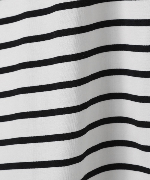 LEPSIM（レプシィム）の「バックタックチュニック　290291（Tシャツ/カットソー・レディース・ホワイト×ブラック/ブラック/ピンク/ライトグリーン/オフホワイト/チャコールグレー/ブルー・FREE）」の17枚目の写真